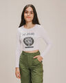 Playera Manga Larga Def Leppard,BLANCO